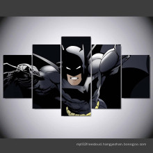 5 PCS Canvas Wall Art Cartoon Batman Picture Print Painting on Canvas for Home Decor Living Room Canvas Print Painting Mc-158